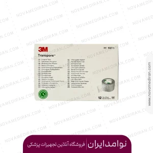 چسب ضد حساسیت ۲.۵ سانت ترانسپور شیشه ای 3M