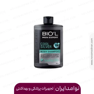 شامپو بدن مردانه بیول مدل کول سیلور حجم ۴۸۰ میل
