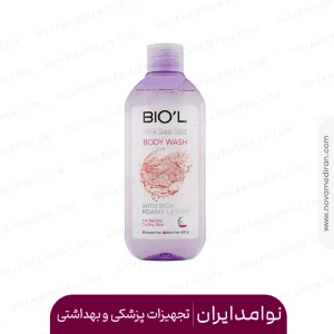 شامپو بدن شفاف بیول با عصاره نمک دریا برای پوست های نرمال تا چرب حجم ۴۰۰ میل