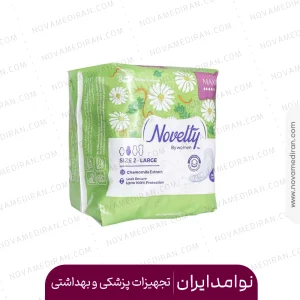 نوار بهداشتی پنبه ای نازک بزرگ روز 8 عددی ناولتی