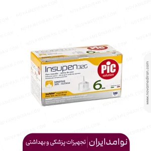 سرسوزن قلم انسولین پیک PIC بسته 100 عددی