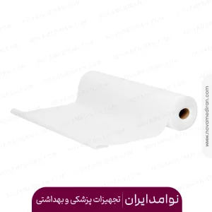 رول ملحفه عرض 60 سفید 15 گرم 100 متری