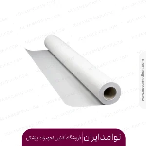 رول ملحفه اسپان لمینت دار 18 متری سفید عرض 80