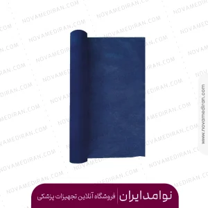 رول ملحفه یکبار مصرف آبی گرماژ 38 گرم عرض 80