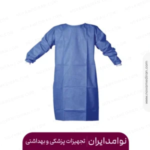 گان بیمار ۲۵ گرمی بسته ۵۰ عددی