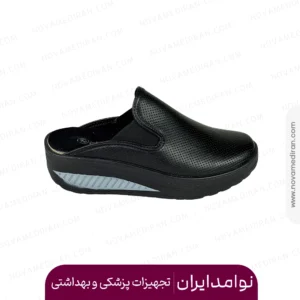 صندل طبی زنانه جلوبسته پاتکان طب کد ۶۳۹ مشکی