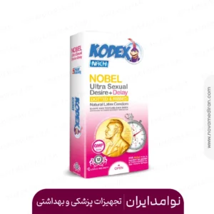 کاندوم تاخیری کدکس تحریک کننده الترا ساده نوبل ۱۲ عددی