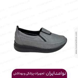 کفش طبی زنانه پاتکان طب کد 815 رنگ طوسی