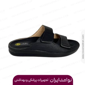 صندل مردانه طبی برند پاتکان طب کد ۲۰۹ رنگ مشکی
