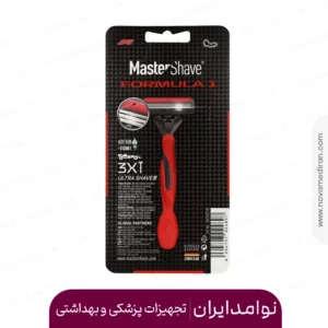 خود تراش مستر شیو سری فرمول 1 قرمز 3 لبه 3 عددی