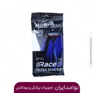خودتراش 3 لبه مردانه مسترشیو مدل Race 3 بسته 3 عددی