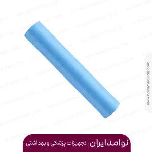 رول ملحفه یکبار مصرف آبی عرض 60 سانت 17 گرم